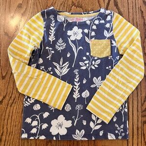 Mini Boden long-sleeved shirt, size 6-7